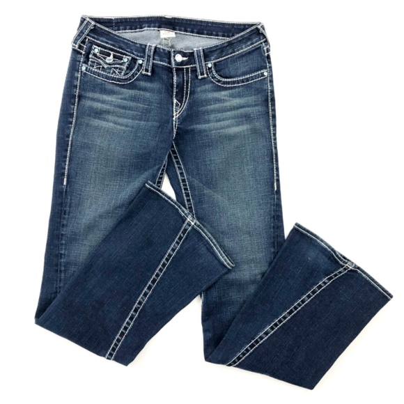 True Religion Denim - True Religion Big Flare Blue Jeans 31